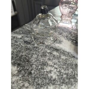 Vintage Clear Optic Ruffled Glass Votive Candle Cup Sconce w/Grommet